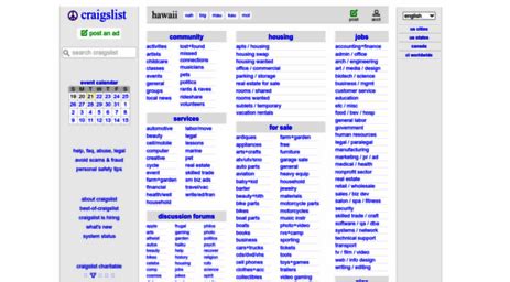 hawaii craigslsit|hawaii craigslist org.